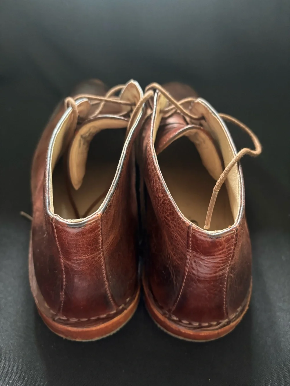 Men's Sebago Brown Leather Chukka Boots - Classic Casual Style 10D